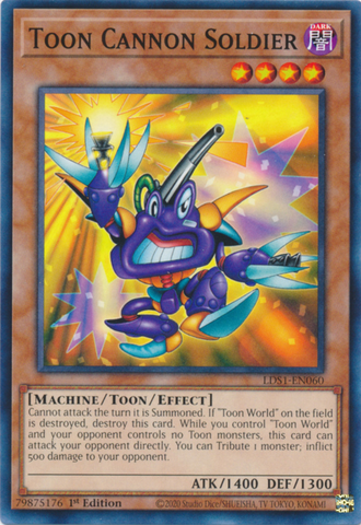 Toon Cannon Soldier [LDS1-EN060] Common - Card Brawlers | Quebec | Canada | Yu-Gi-Oh!
