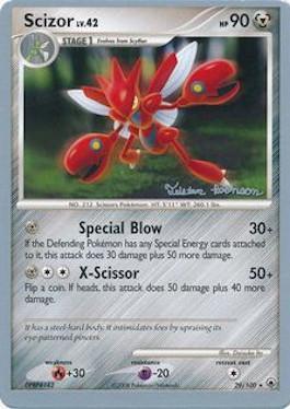 Scizor LV.42 (29/100) (Intimidation - Tristan Robinson) [World Championships 2008] - Card Brawlers | Quebec | Canada | Yu-Gi-Oh!
