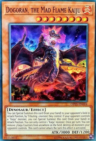 Dogoran, the Mad Flame Kaiju [OP05-EN004] Super Rare - Yu-Gi-Oh! - Card Brawlers | Quebec | Canada |