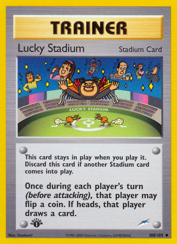 Lucky Stadium (100/105) [Neo Destiny 1st Edition] - Card Brawlers | Quebec | Canada | Yu-Gi-Oh!