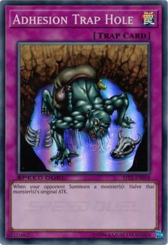 Adhesion Trap Hole [STP2-EN018] Super Rare - Card Brawlers | Quebec | Canada | Yu-Gi-Oh!