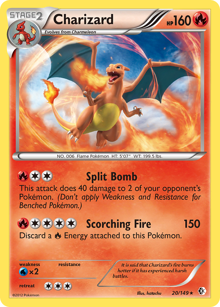 Charizard (20/149) [Black & White: Boundaries Crossed] - Card Brawlers | Quebec | Canada | Yu-Gi-Oh!