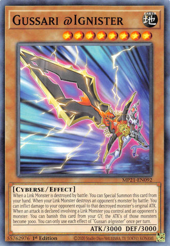 Gussari @Ignister [MP21-EN092] Common - Card Brawlers | Quebec | Canada | Yu-Gi-Oh!
