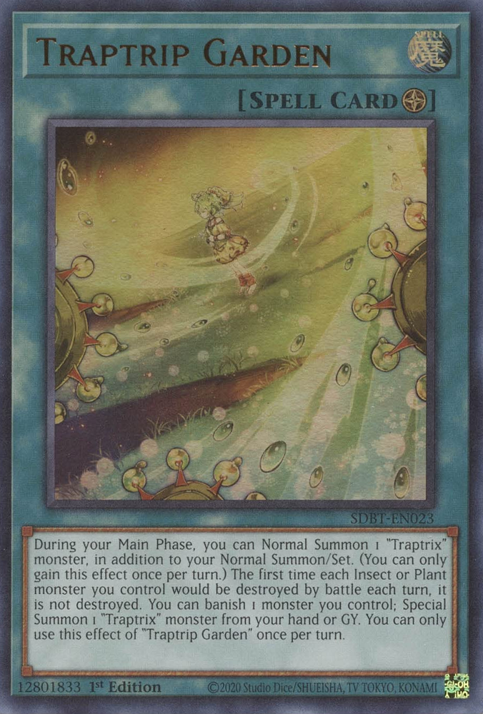 Traptrip Garden [SDBT-EN023] Ultra Rare - Card Brawlers | Quebec | Canada | Yu-Gi-Oh!