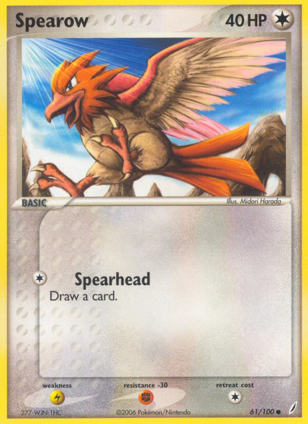 Spearow (61/100) [EX: Crystal Guardians] - Card Brawlers | Quebec | Canada | Yu-Gi-Oh!