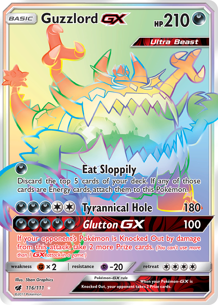 Guzzlord GX (116/111) [Sun & Moon: Crimson Invasion] - Card Brawlers | Quebec | Canada | Yu-Gi-Oh!