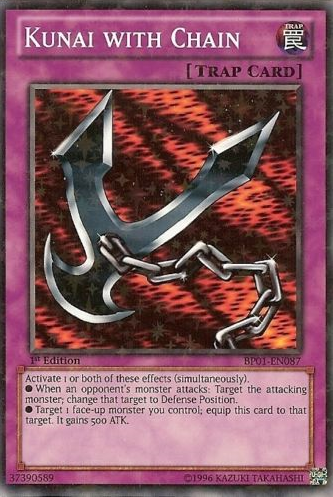 Kunai with Chain [BP01-EN087] Starfoil Rare - Card Brawlers | Quebec | Canada | Yu-Gi-Oh!