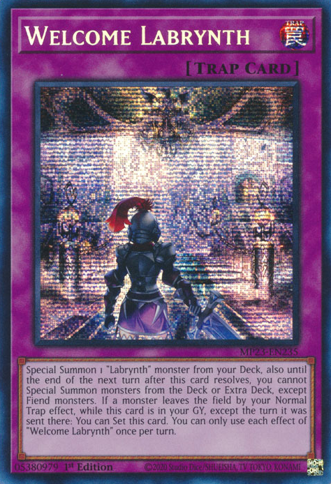 Welcome Labrynth [MP23-EN235] Prismatic Secret Rare - Card Brawlers | Quebec | Canada | Yu-Gi-Oh!