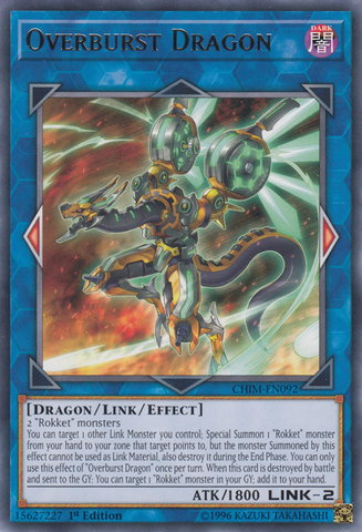 Overburst Dragon [CHIM-EN092] Rare - Card Brawlers | Quebec | Canada | Yu-Gi-Oh!