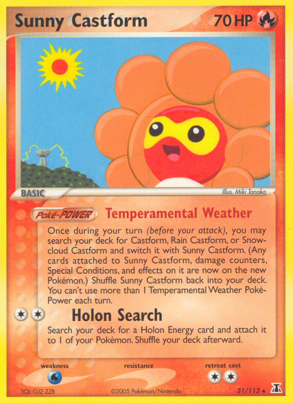 Sunny Castform (31/113) [EX: Delta Species] - Card Brawlers | Quebec | Canada | Yu-Gi-Oh!
