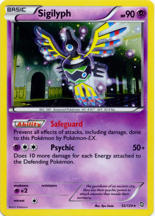 Sigilyph (52/124) (Cosmos Holo) [Black & White: Dragons Exalted] - Card Brawlers | Quebec | Canada | Yu-Gi-Oh!