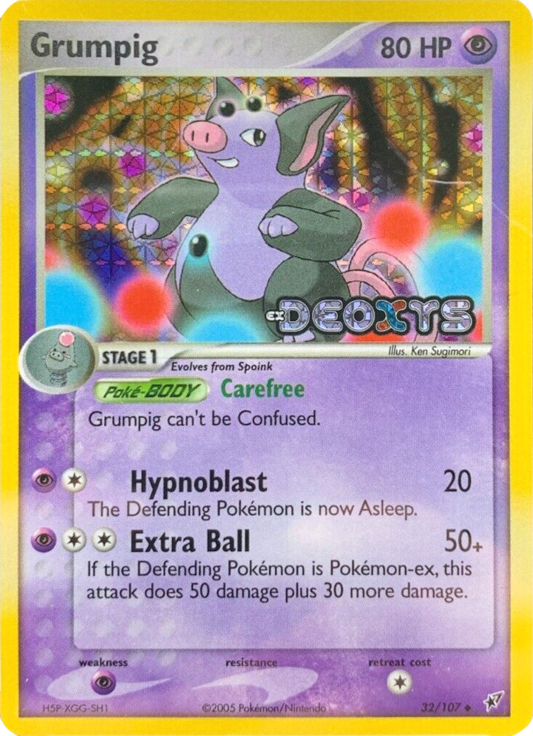 Grumpig (32/107) (Stamped) [EX: Deoxys] - Card Brawlers | Quebec | Canada | Yu-Gi-Oh!