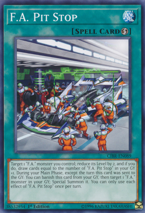 F.A. Pit Stop [CIBR-EN089] Common - Yu-Gi-Oh! - Card Brawlers | Quebec | Canada |