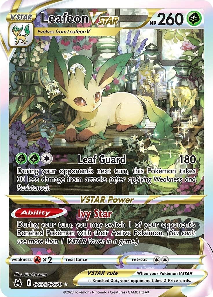 Leafeon VSTAR (GG35/GG70) [Sword & Shield: Crown Zenith] - Card Brawlers | Quebec | Canada | Yu-Gi-Oh!
