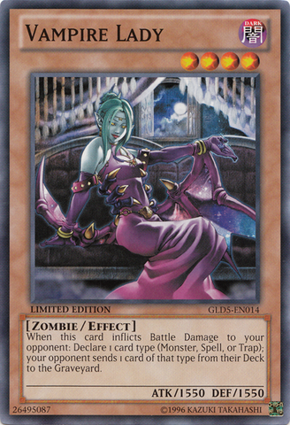 Vampire Lady [GLD5-EN014] Common - Card Brawlers | Quebec | Canada | Yu-Gi-Oh!