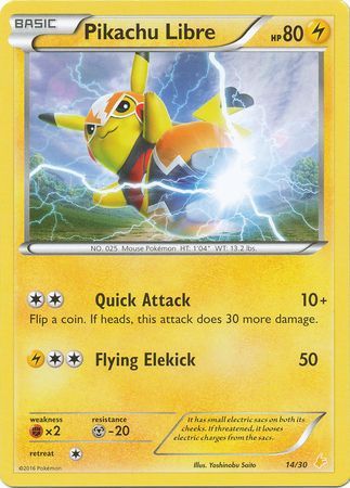 Pikachu Libre (14/30) [XY: Trainer Kit 3 - Pikachu Libre] - Card Brawlers | Quebec | Canada | Yu-Gi-Oh!