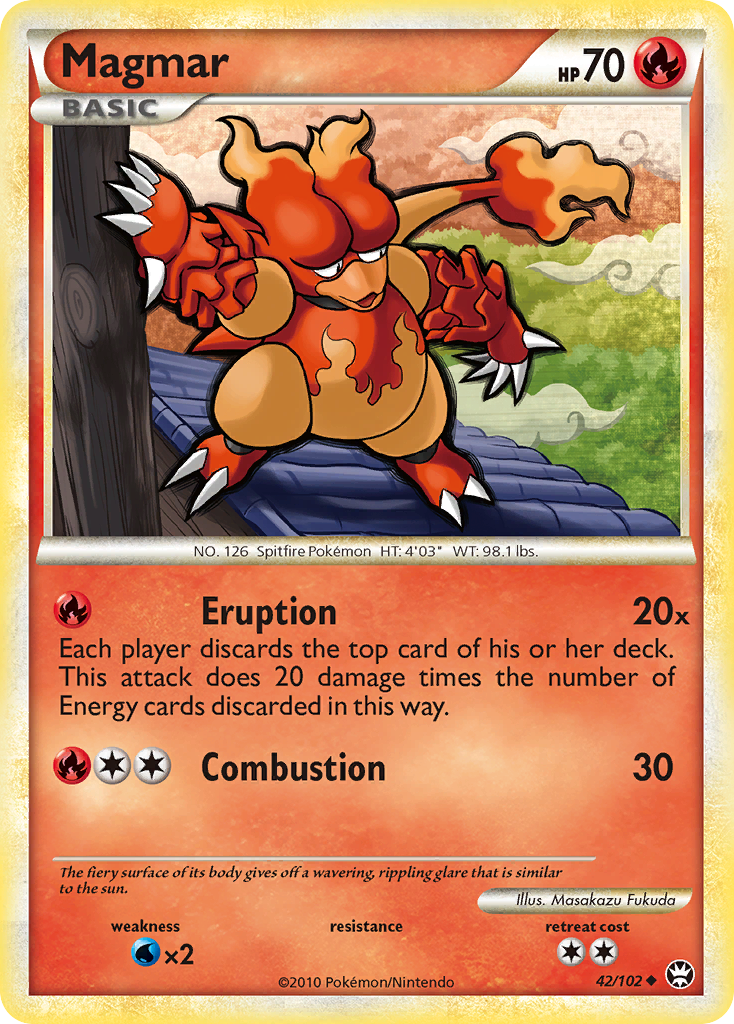 Magmar (42/102) [HeartGold & SoulSilver: Triumphant] - Card Brawlers | Quebec | Canada | Yu-Gi-Oh!
