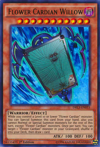 Flower Cardian Willow [DRL3-EN033] Ultra Rare - Yu-Gi-Oh! - Card Brawlers | Quebec | Canada |