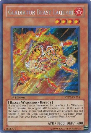 Gladiator Beast Laquari [LCGX-EN238] Secret Rare - Card Brawlers | Quebec | Canada | Yu-Gi-Oh!