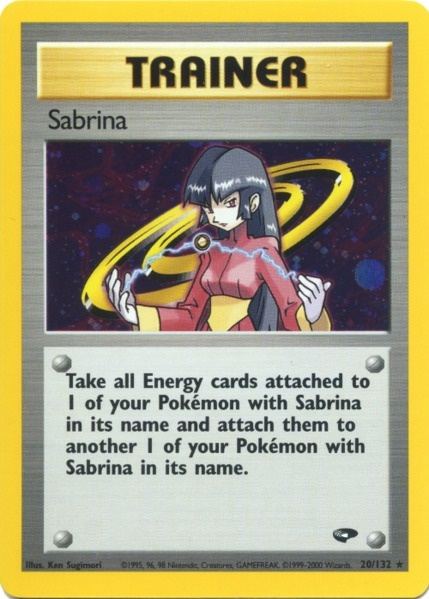 Sabrina (20/132) [Gym Challenge Unlimited] - Card Brawlers | Quebec | Canada | Yu-Gi-Oh!