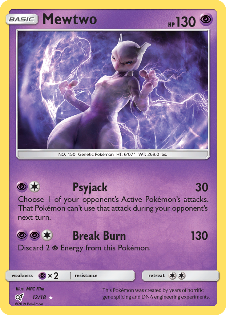 Mewtwo (12/18) [Sun & Moon: Detective Pikachu] - Card Brawlers | Quebec | Canada | Yu-Gi-Oh!