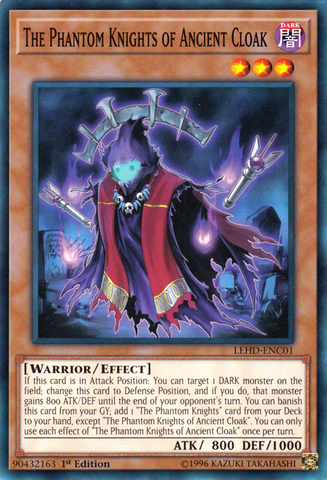 The Phantom Knights of Ancient Cloak [LEHD-ENC01] Common - Card Brawlers | Quebec | Canada | Yu-Gi-Oh!