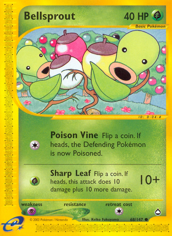 Bellsprout (68/147) [Aquapolis] - Card Brawlers | Quebec | Canada | Yu-Gi-Oh!