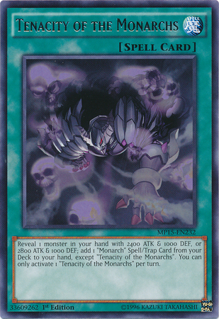 Tenacity of the Monarchs [MP15-EN232] Rare - Card Brawlers | Quebec | Canada | Yu-Gi-Oh!