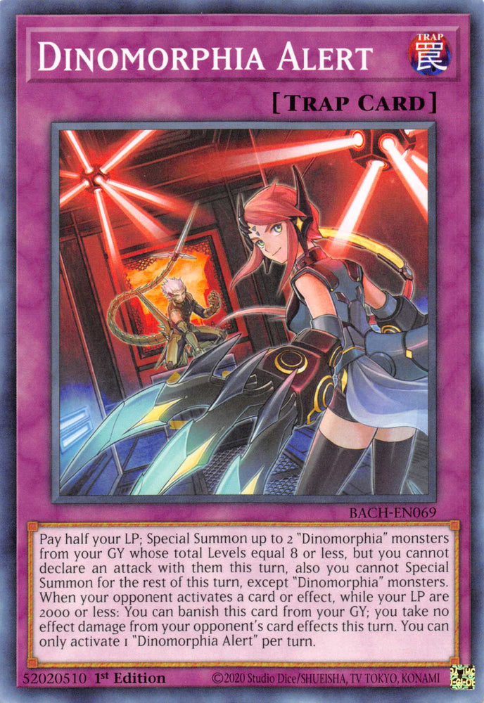 Dinomorphia Alert [BACH-EN069] Common - Card Brawlers | Quebec | Canada | Yu-Gi-Oh!