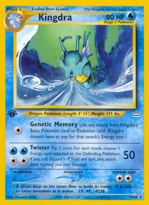 Kingdra (19/64) [Neo Revelation 1st Edition] - Card Brawlers | Quebec | Canada | Yu-Gi-Oh!