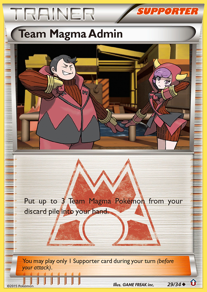 Team Magma Admin (29/34) [XY: Double Crisis] - Card Brawlers | Quebec | Canada | Yu-Gi-Oh!