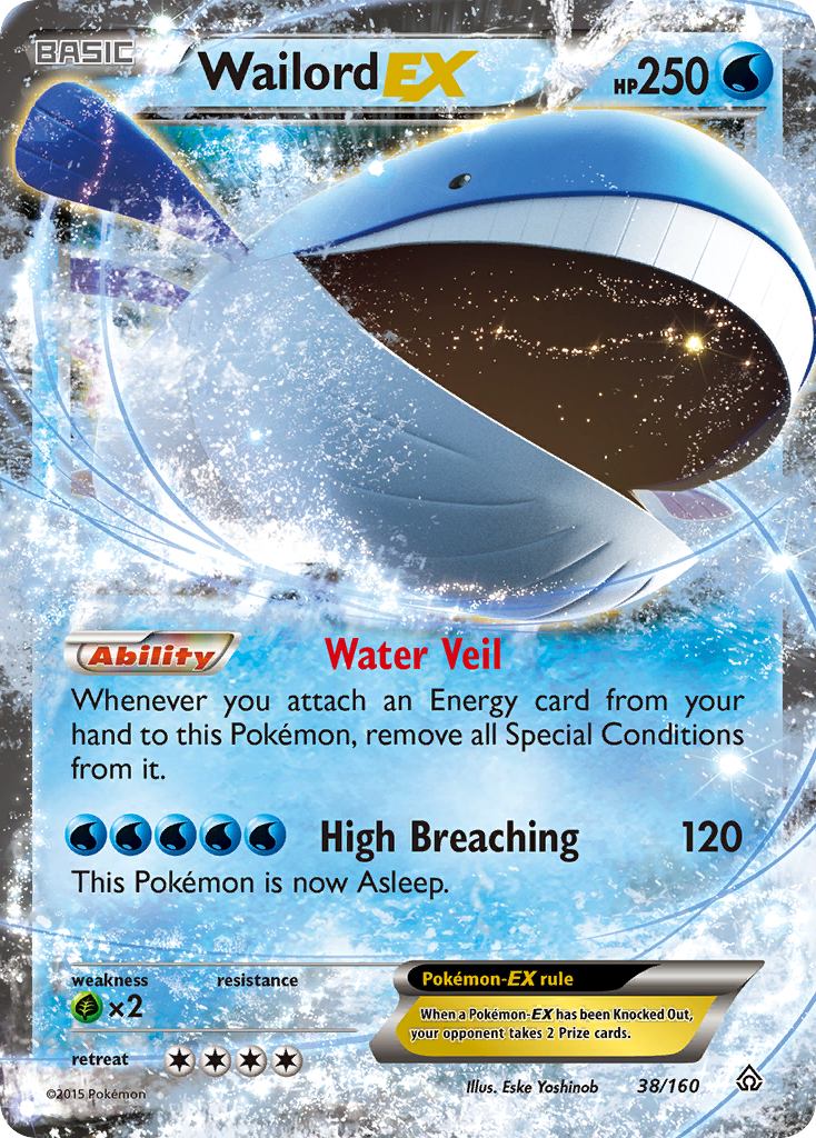 Wailord EX (38/160) [XY: Primal Clash] - Card Brawlers | Quebec | Canada | Yu-Gi-Oh!