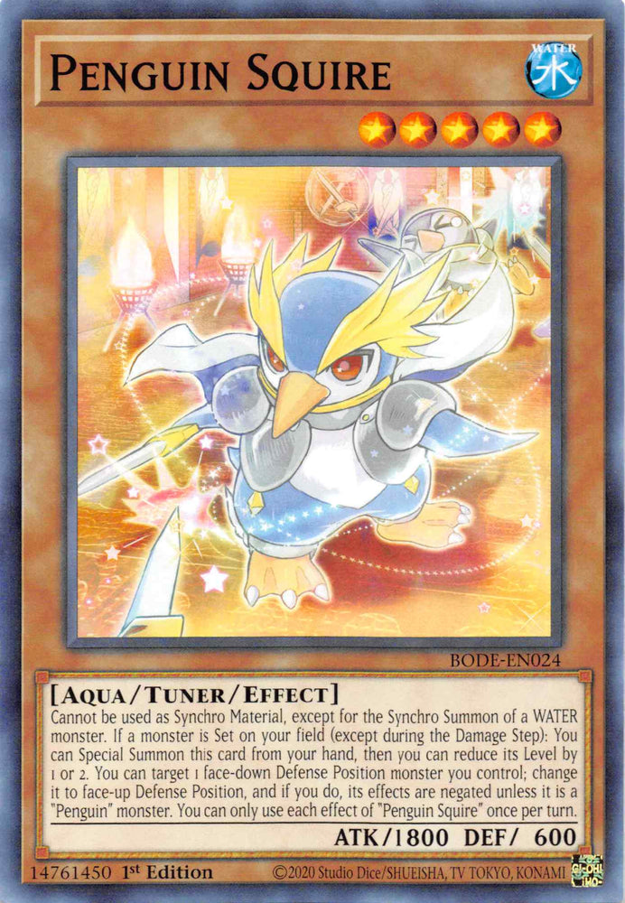 Penguin Squire [BODE-EN024] Common - Card Brawlers | Quebec | Canada | Yu-Gi-Oh!