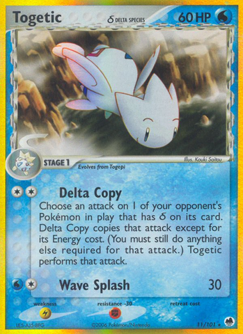 Togetic (11/101) (Delta Species) [EX: Dragon Frontiers] - Card Brawlers | Quebec | Canada | Yu-Gi-Oh!