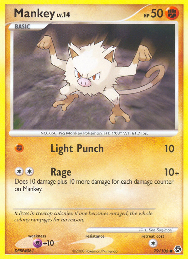 Mankey (79/106) [Diamond & Pearl: Great Encounters] - Card Brawlers | Quebec | Canada | Yu-Gi-Oh!