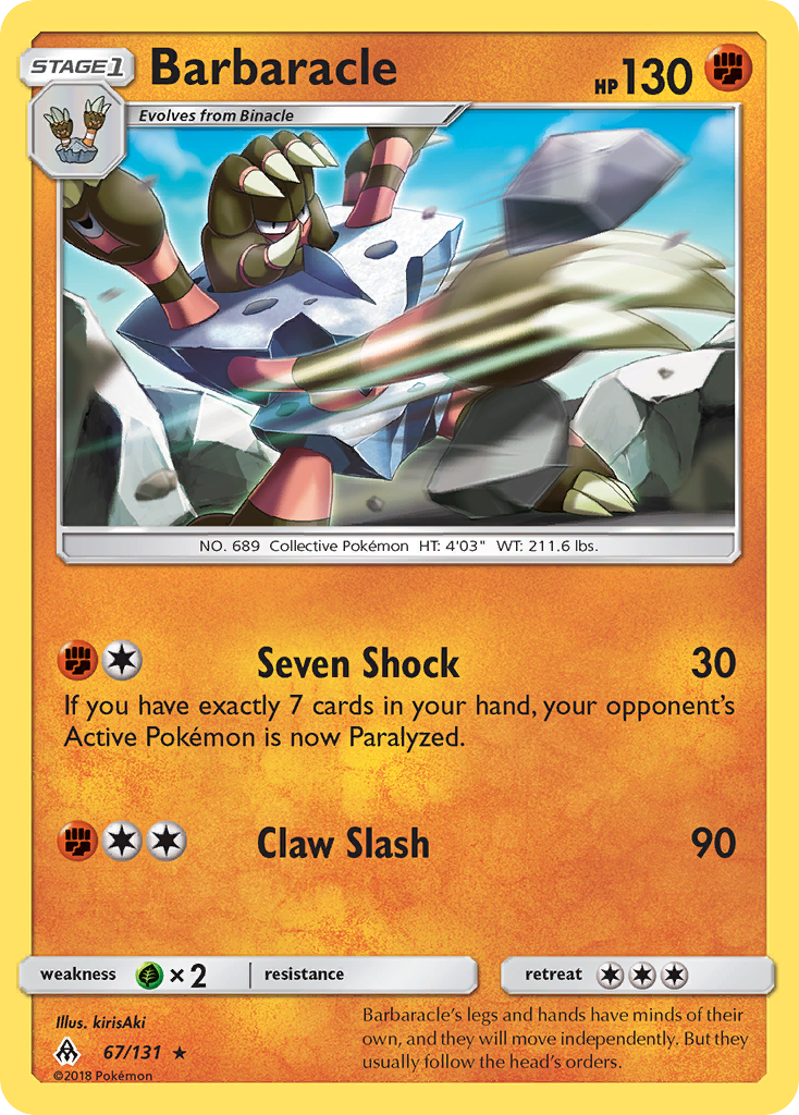 Barbaracle (67/131) [Sun & Moon: Forbidden Light] - Card Brawlers | Quebec | Canada | Yu-Gi-Oh!