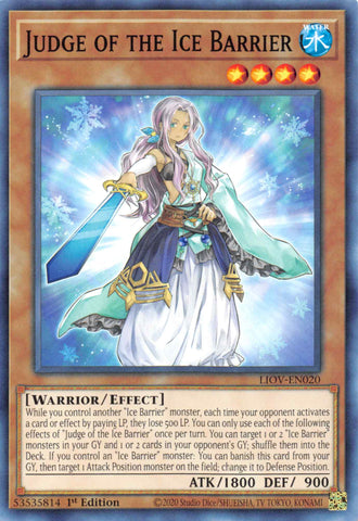 Judge of the Ice Barrier [LIOV-EN020] Common - Card Brawlers | Quebec | Canada | Yu-Gi-Oh!