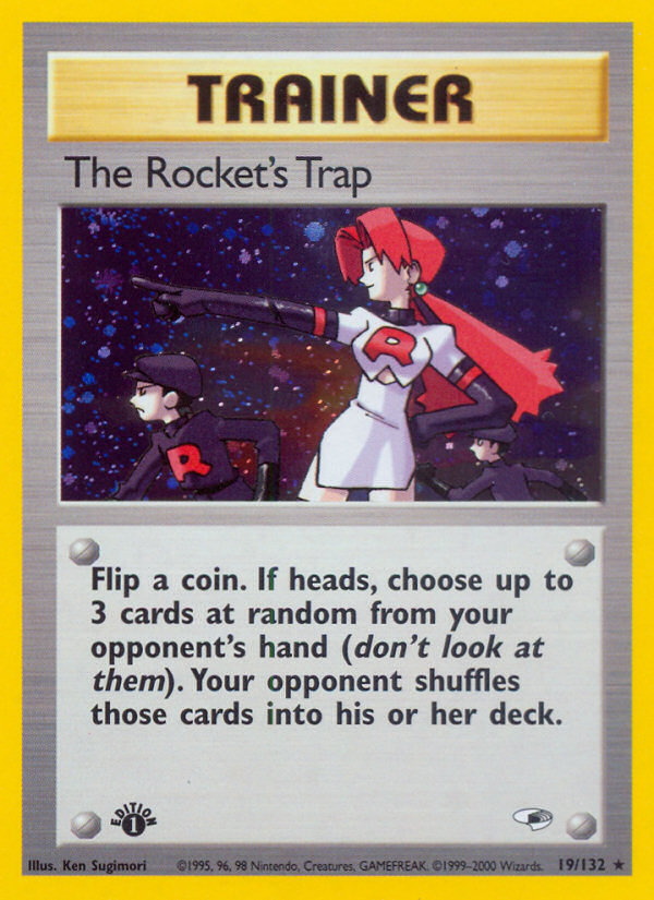 The Rocket's Trap (19/132) [Gym Heroes 1st Edition] - Card Brawlers | Quebec | Canada | Yu-Gi-Oh!
