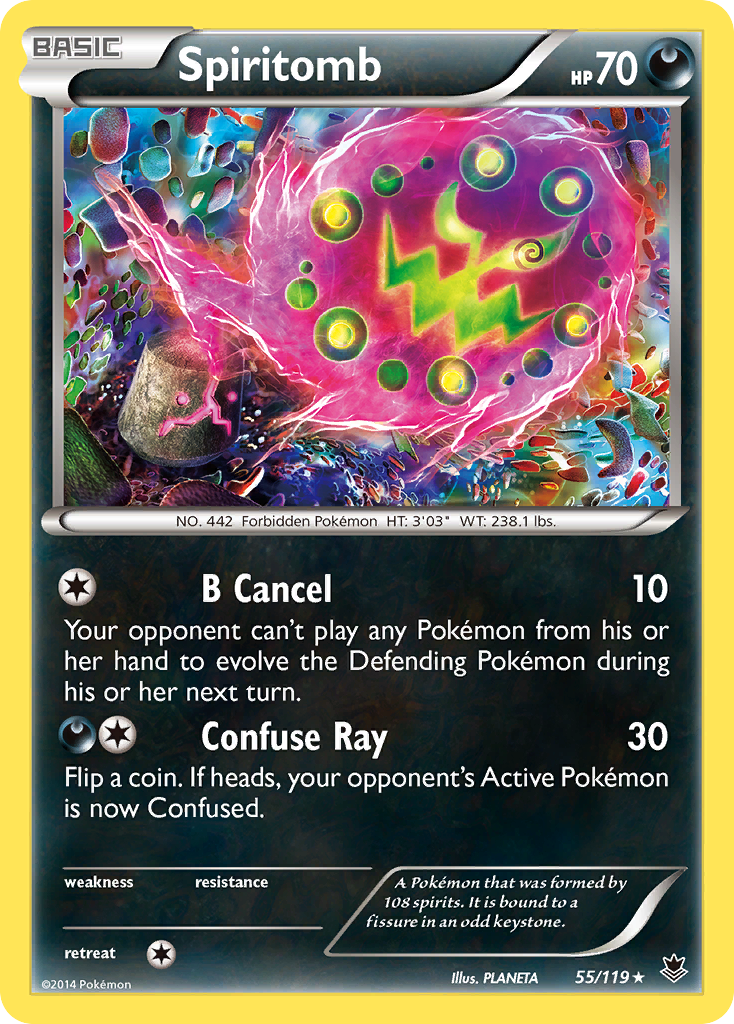 Spiritomb (55/119) [XY: Phantom Forces] - Card Brawlers | Quebec | Canada | Yu-Gi-Oh!