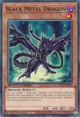 Black Metal Dragon [SGX3-ENB07] Common - Card Brawlers | Quebec | Canada | Yu-Gi-Oh!
