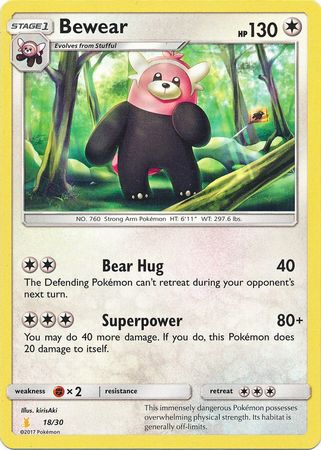 Bewear (18/30) [Sun & Moon: Trainer Kit - Alolan Raichu] - Card Brawlers | Quebec | Canada | Yu-Gi-Oh!