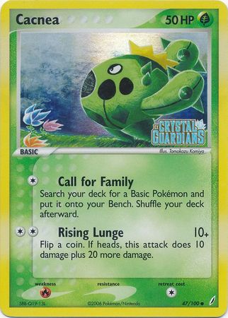 Cacnea (47/100) (Stamped) [EX: Crystal Guardians] - Card Brawlers | Quebec | Canada | Yu-Gi-Oh!