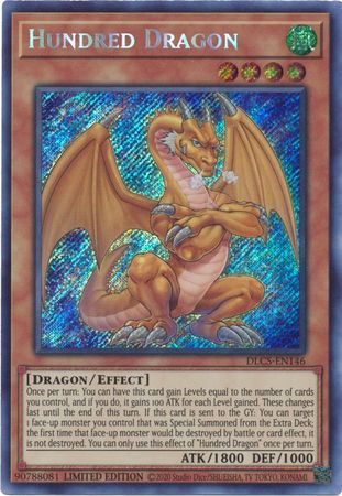 Hundred Dragon [DLCS-EN146] Secret Rare - Card Brawlers | Quebec | Canada | Yu-Gi-Oh!