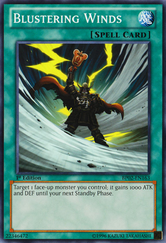 Blustering Winds [BP02-EN163] Mosaic Rare - Card Brawlers | Quebec | Canada | Yu-Gi-Oh!