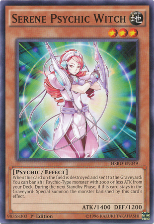 Serene Psychic Witch [HSRD-EN049] Common - Yu-Gi-Oh! - Card Brawlers | Quebec | Canada |