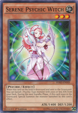 Serene Psychic Witch [HSRD-EN049] Common - Card Brawlers | Quebec | Canada | Yu-Gi-Oh!