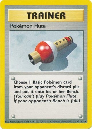 Pokemon Flute (86/102) [Base Set Unlimited] - Card Brawlers | Quebec | Canada | Yu-Gi-Oh!