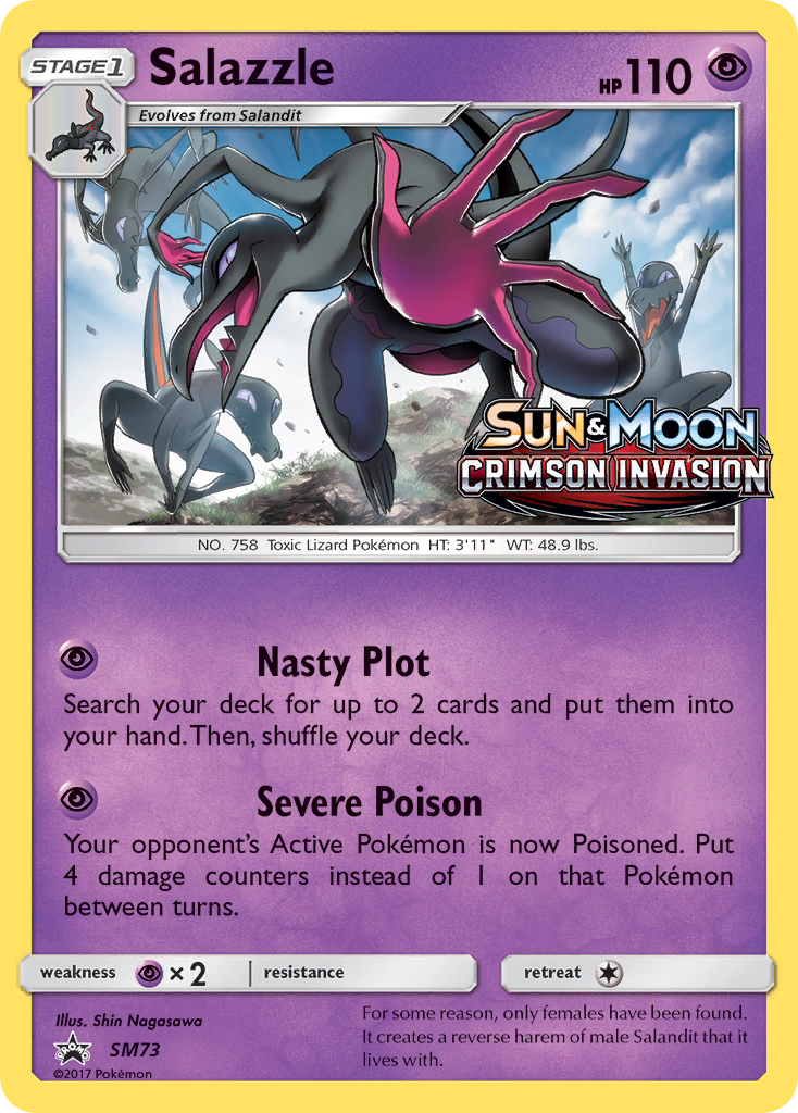 Salazzle (SM73) [Sun & Moon: Black Star Promos] - Card Brawlers | Quebec | Canada | Yu-Gi-Oh!
