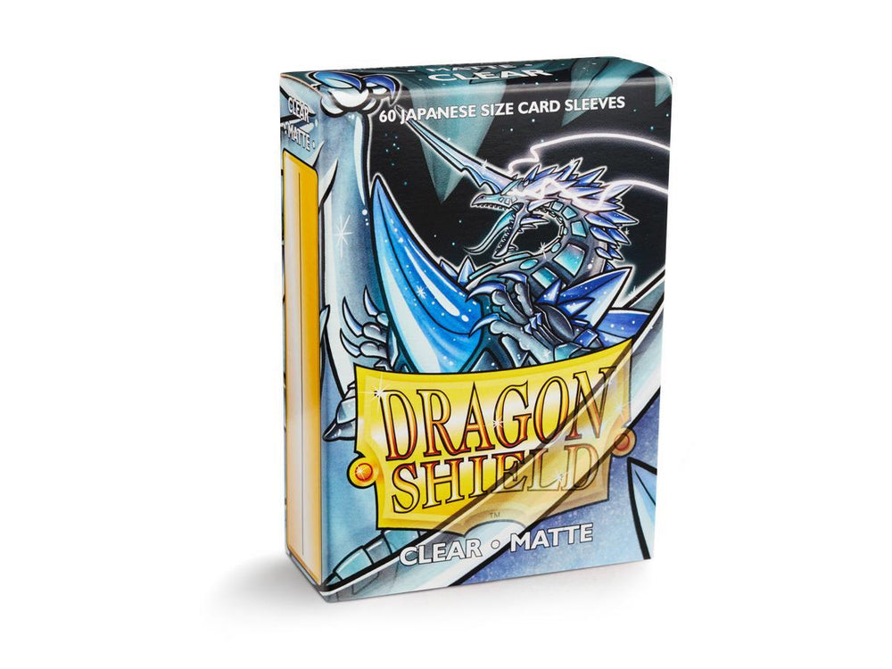 Dragon Shield Matte Sleeve - Clear ‘Kakush’ 60ct - Card Brawlers | Quebec | Canada | Yu-Gi-Oh!