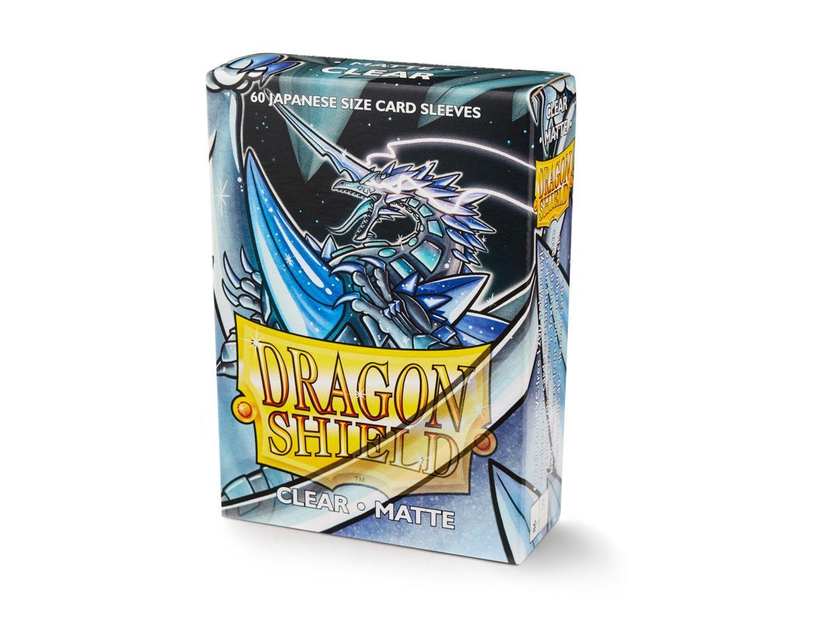 Dragon Shield Matte Sleeve - Clear ‘Kakush’ 60ct - Card Brawlers | Quebec | Canada | Yu-Gi-Oh!